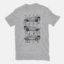 Time Machine Schematics-unisex basic tee-elloco