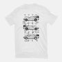 Time Machine Schematics-mens heavyweight tee-elloco