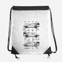 Time Machine Schematics-none drawstring bag-elloco