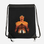 Time to Praise the Sun-none drawstring bag-dandingeroz