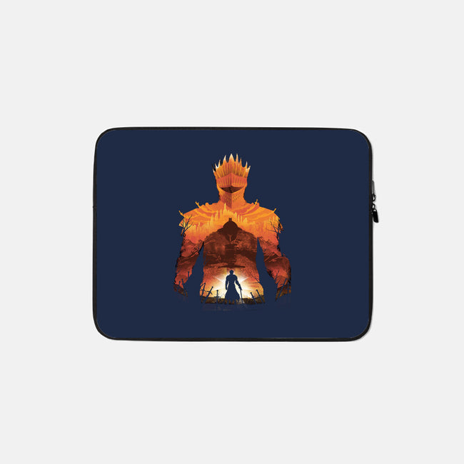 Time to Praise the Sun-none zippered laptop sleeve-dandingeroz