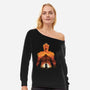 Time to Praise the Sun-womens off shoulder sweatshirt-dandingeroz