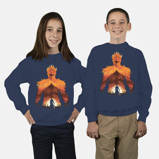 Time to Praise the Sun-youth crew neck sweatshirt-dandingeroz