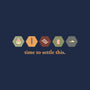 Time To Settle This-none basic tote-zacrizy