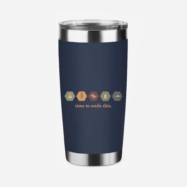 Time To Settle This-none stainless steel tumbler drinkware-zacrizy