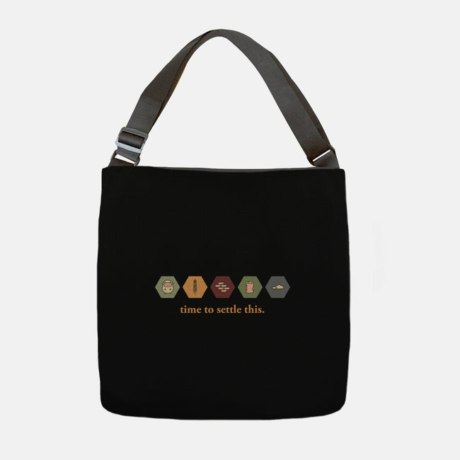 Time To Settle This-none adjustable tote-zacrizy