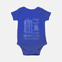 Time Travel Schematic-baby basic onesie-ducfrench