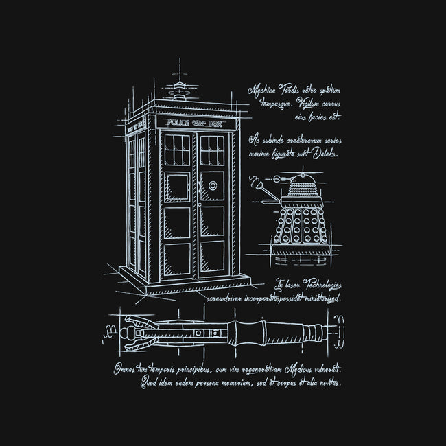 Time Travel Schematic-womens racerback tank-ducfrench