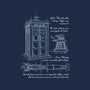 Time Travel Schematic-womens v-neck tee-ducfrench