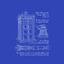 Time Travel Schematic-none removable cover w insert throw pillow-ducfrench