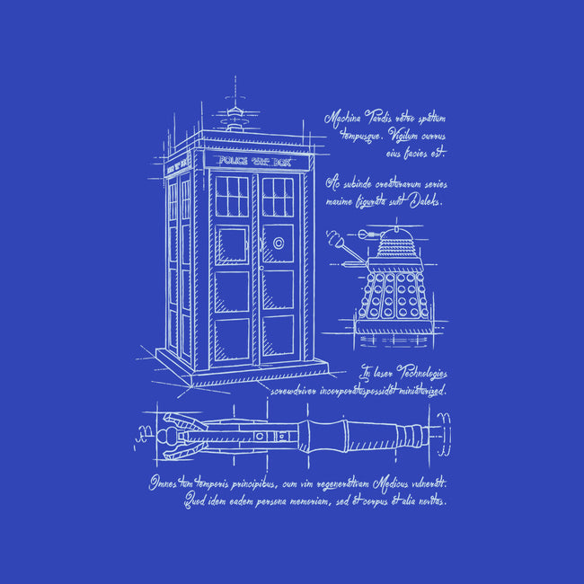 Time Travel Schematic-none basic tote-ducfrench