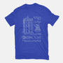 Time Travel Schematic-mens heavyweight tee-ducfrench