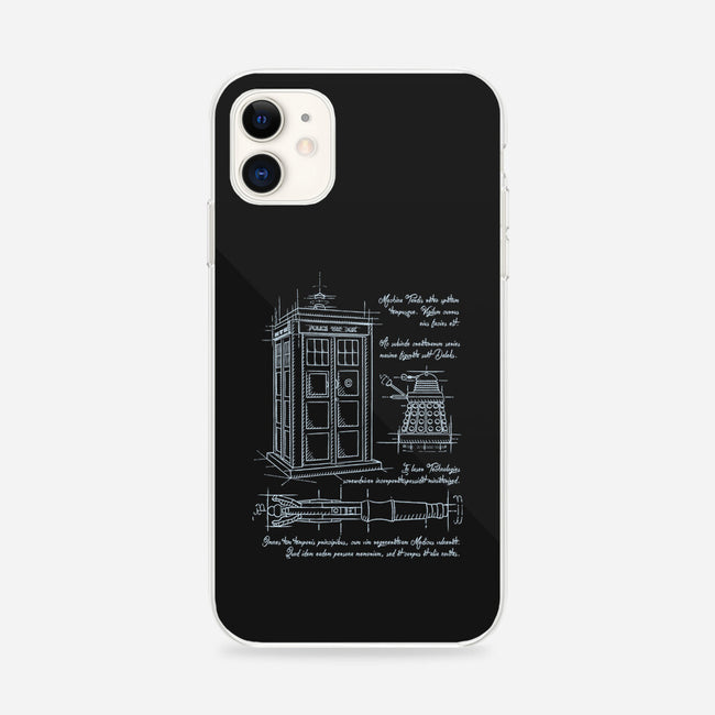 Time Travel Schematic-iphone snap phone case-ducfrench