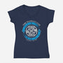 Time Travelers Club-Gallifrey-womens v-neck tee-alecxpstees