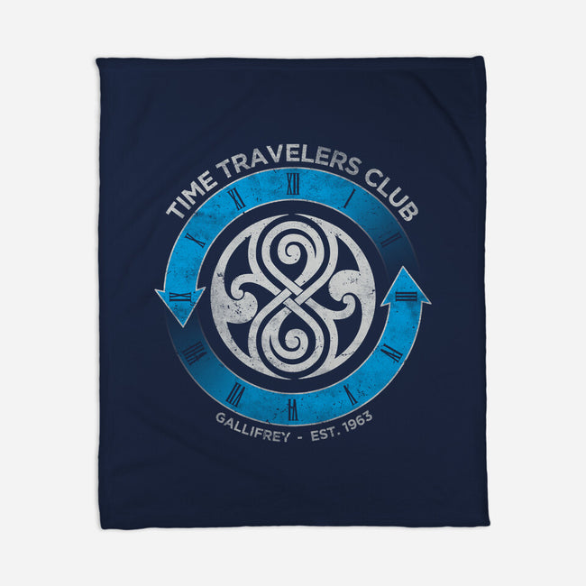 Time Travelers Club-Gallifrey-none fleece blanket-alecxpstees