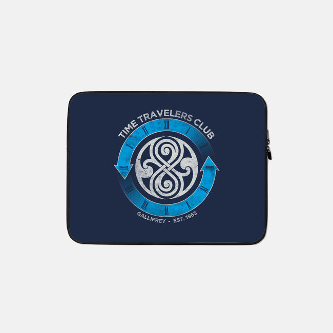 Time Travelers Club-Gallifrey-none zippered laptop sleeve-alecxpstees
