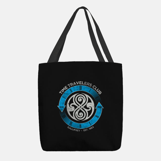 Time Travelers Club-Gallifrey-none basic tote-alecxpstees