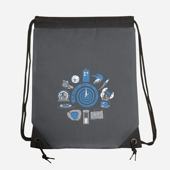 Time Warp-none drawstring bag-everdream