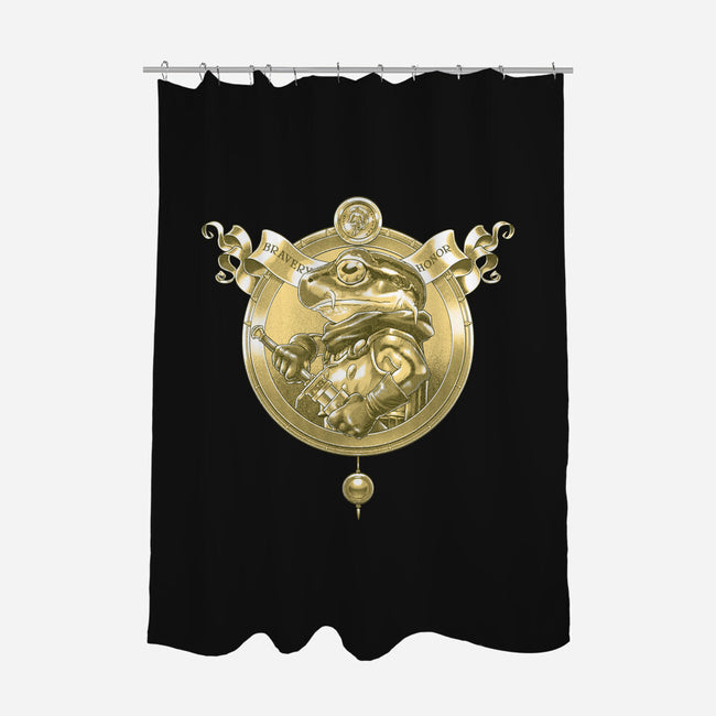 Timeless Bravery and Honor-none polyester shower curtain-michelborges