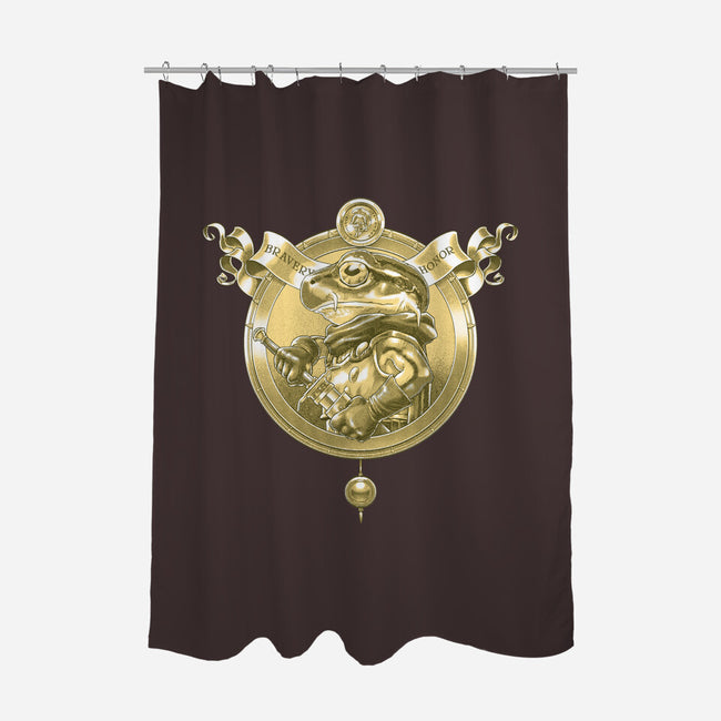 Timeless Bravery and Honor-none polyester shower curtain-michelborges