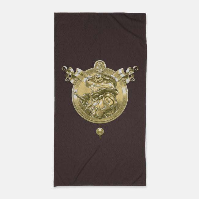 Timeless Bravery and Honor-none beach towel-michelborges