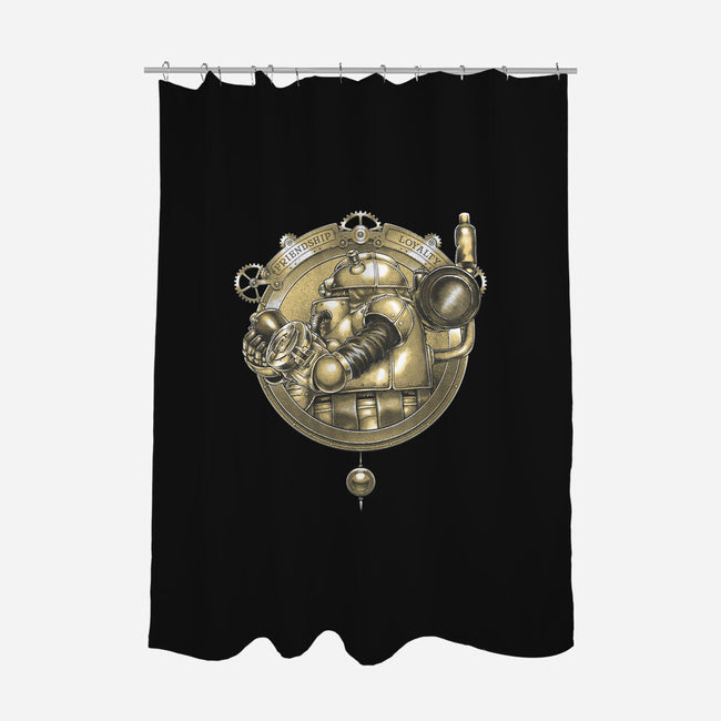 Timeless Friendship and Loyalty-none polyester shower curtain-michelborges