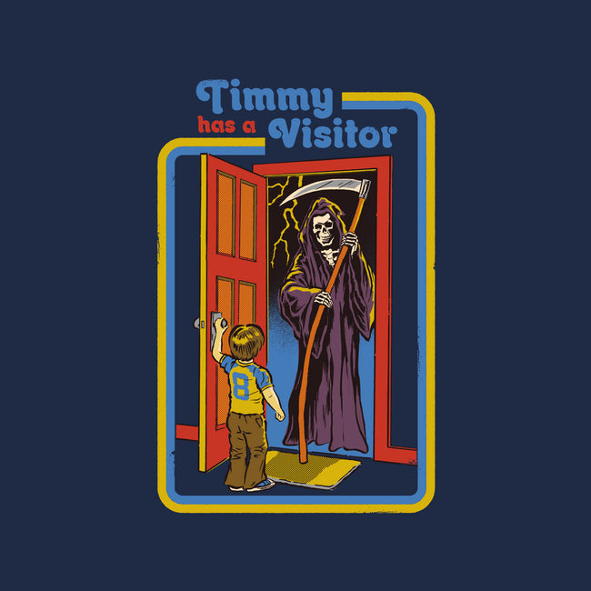 Timmy Has A Visitor-womens v-neck tee-Steven Rhodes