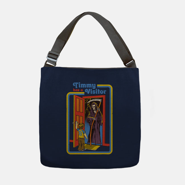 Timmy Has A Visitor-none adjustable tote-Steven Rhodes