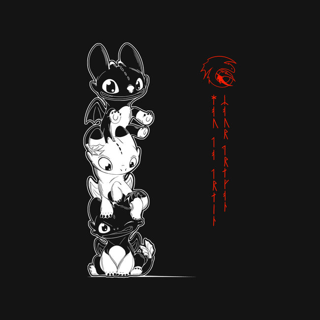 Tiny Furious Tower-none basic tote-ChocolateRaisinFury