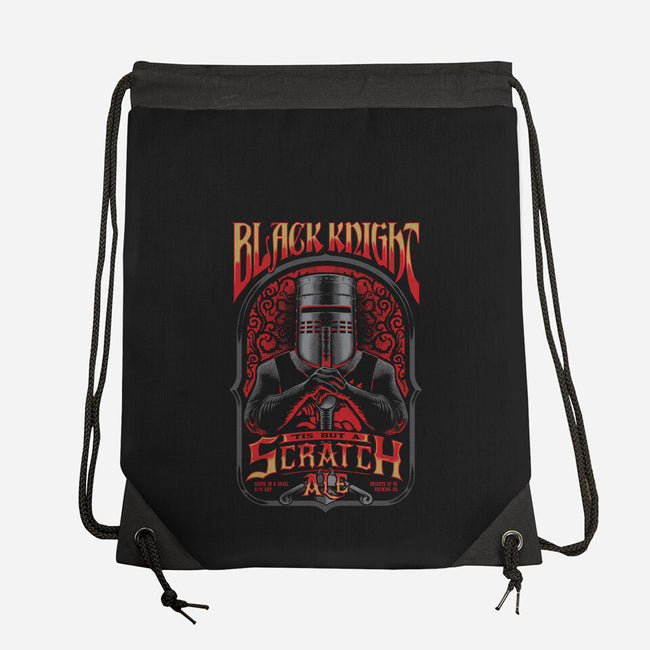 Tis But A Scratch Ale-none drawstring bag-sixamcrisis