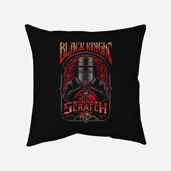 Tis But A Scratch Ale-none removable cover w insert throw pillow-sixamcrisis
