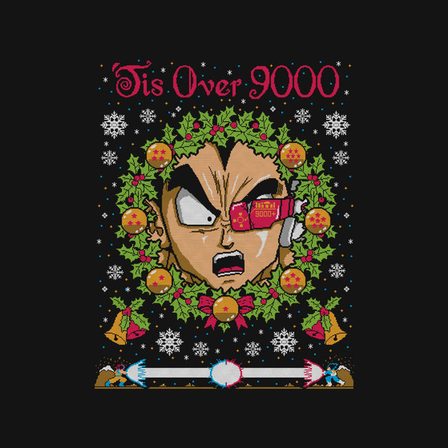 Tis Over 9000-none polyester shower curtain-CoD Designs