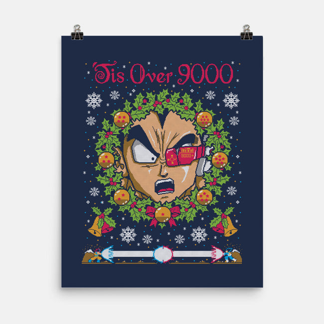 Tis Over 9000-none matte poster-CoD Designs