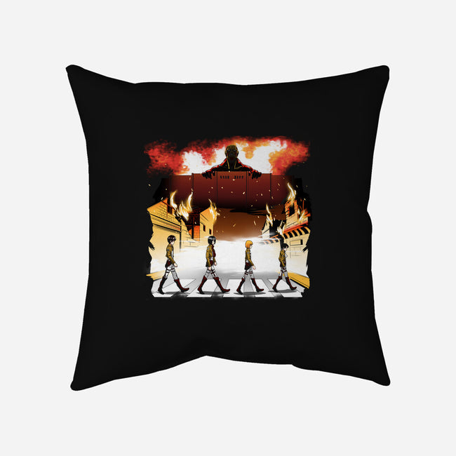 Titan's Road-none removable cover w insert throw pillow-Coinbox Tees