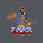 T-Man-none polyester shower curtain-tomkurzanski