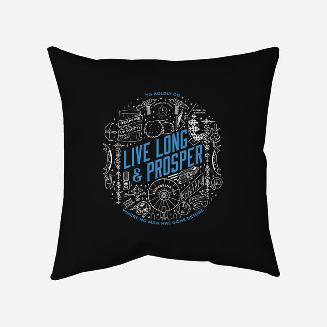 To Boldly Go-none removable cover w insert throw pillow-dmh2create