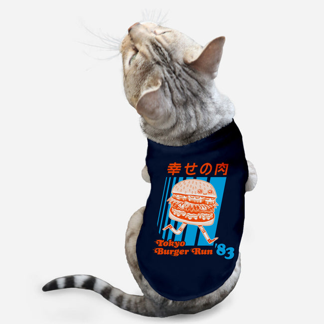 Tokyo Burger Run-cat basic pet tank-zackolantern