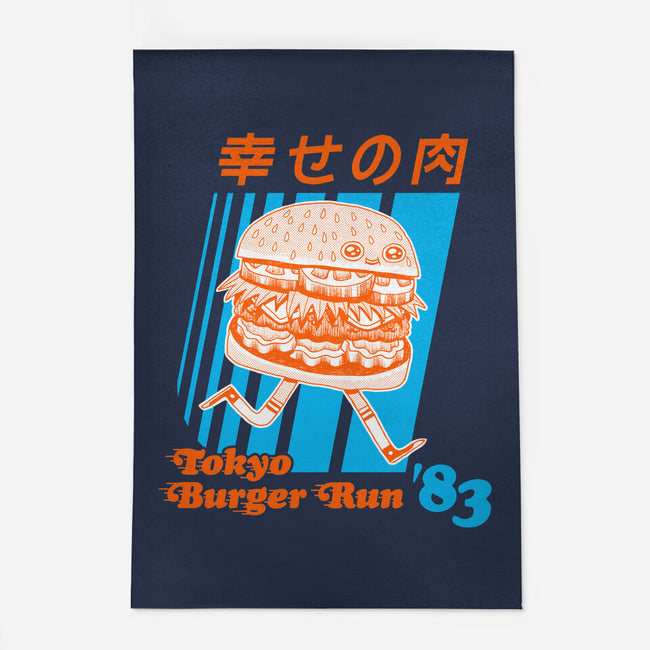 Tokyo Burger Run-none outdoor rug-zackolantern