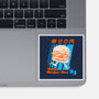 Tokyo Burger Run-none glossy sticker-zackolantern