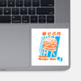 Tokyo Burger Run-none glossy sticker-zackolantern