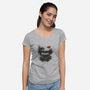 Tokyo Ink-womens v-neck tee-Dracortis