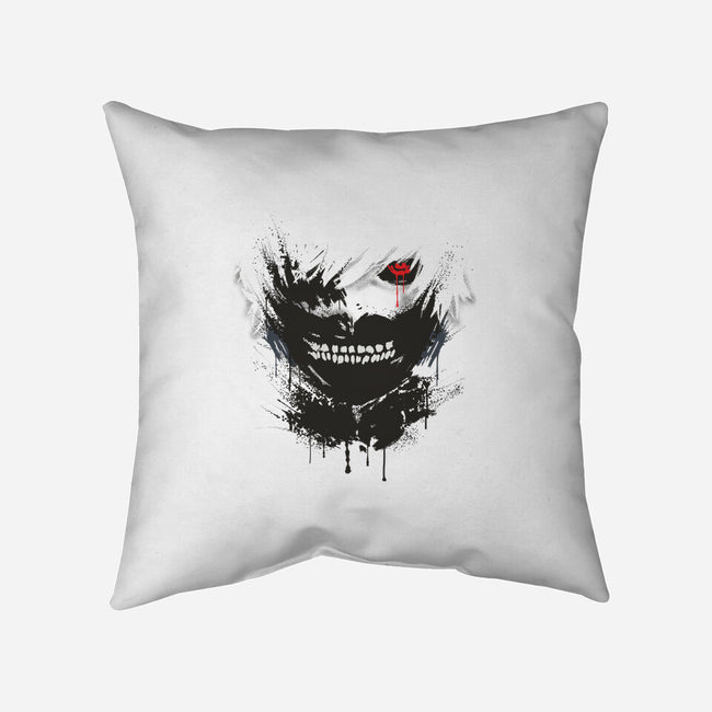 Tokyo Ink-none removable cover w insert throw pillow-Dracortis