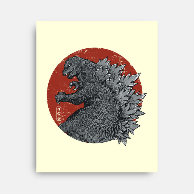 Tokyo Kaiju-none stretched canvas-pigboom