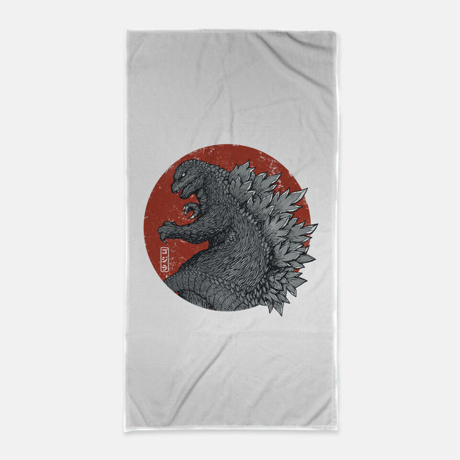 Tokyo Kaiju-none beach towel-pigboom