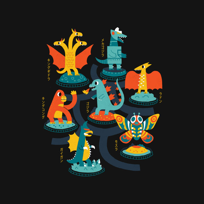 Tokyo Zoo-womens v-neck tee-DinoMike