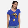 Too Cute-womens v-neck tee-Crumblin' Cookie