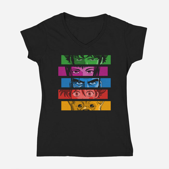 Too Good, Too Bad-womens v-neck tee-adho1982