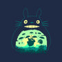 Totoro and His Umbrella-womens v-neck tee-Arashi-Yuka