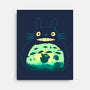 Totoro and His Umbrella-none stretched canvas-Arashi-Yuka