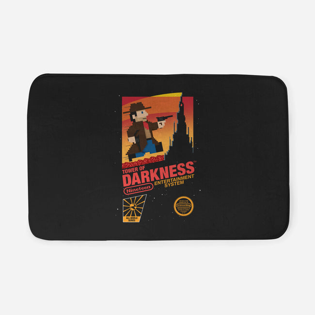 Tower of Darkness-none memory foam bath mat-mikehandyart